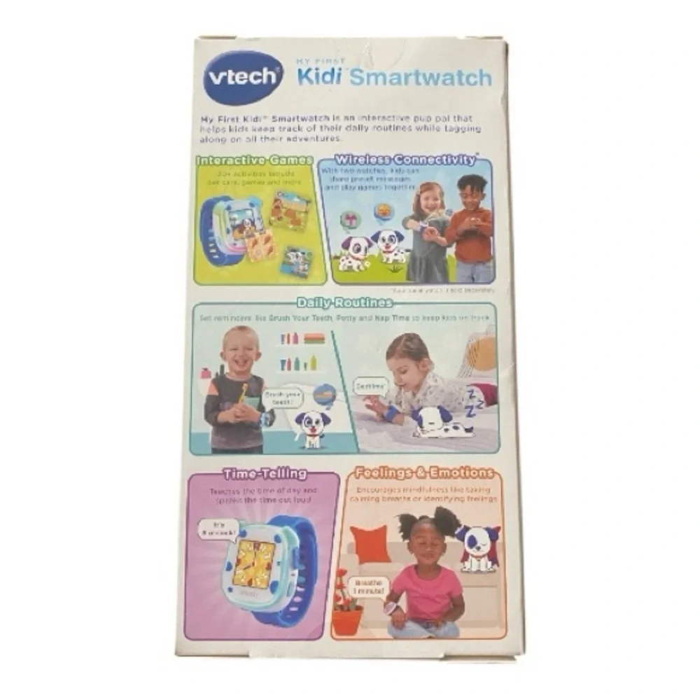 NWT-VTECH-MY FIRST KIDI SMART WATCH-AGES 3-5 YEARS-MSRP $25